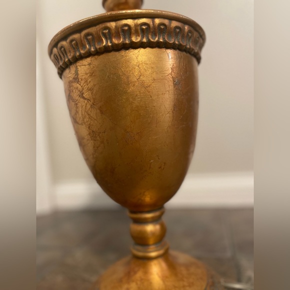 Antique Vintage Leviton Copper Art Deco 32” Table Lamp - Picture 6 of 7